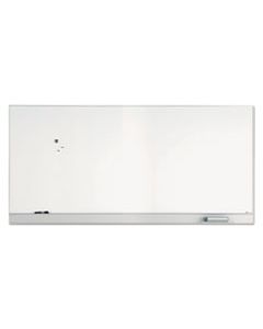 ICE31280 MAGNETIC DRY ERASE BOARD, COATED STEEL, 96 X 46, ALUMINUM FRAME