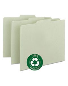 SMD50334 RECYCLED TAB FILE GUIDES, BLANK, 1/3 TAB, PRESSBOARD, LETTER, 100/BOX