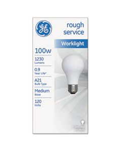 GEL18275 ROUGH SERVICE INCANDESCENT WORKLIGHT BULB, A21, 100 W, 1,220 LM