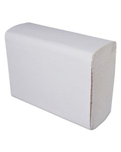 GEN1940 MULTI-FOLD PAPER TOWELS, 1-PLY, WHITE, 9 1/4 X 9 1/4, 250 TOWELS/PACK, 16 PACKS/CARTON