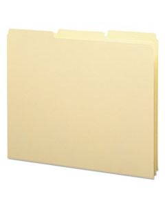 SMD50134 RECYCLED TAB FILE GUIDES, BLANK, 1/3 TAB, 18 PT. MANILA, LETTER, 100/BOX