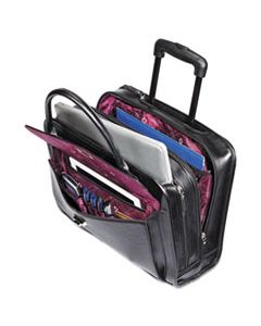 SML567331041 WOMEN'S ROLLING MOBILE OFFICE, 16 1/2 X 6 X 12 3/4, BLACK