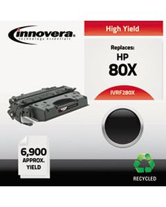 IVRF280X REMANUFACTURED CF280X (80X) HIGH-YIELD TONER, 6900 PAGE-YIELD, BLACK