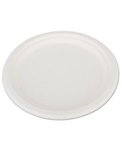 SCH18160 CHAMPWARE HEAVYWEIGHT BAGASSE DINNERWARE, PLATE, 10", WHITE, 500/CARTON