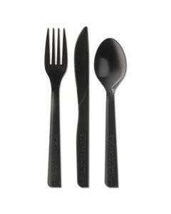 ECOEPS115 100% RECYCLED CONTENT CUTLERY KIT - 6", 250/CT