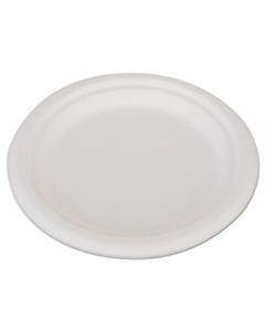 SCH18110 CHAMPWARE HEAVYWEIGHT BAGASSE DINNERWARE, PLATE, 6", WHITE, 1000/CARTON