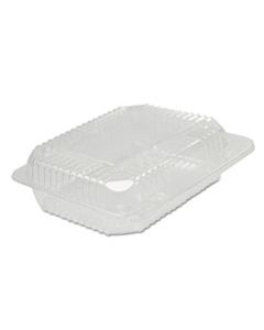 DCCC26UT1 STAYLOCK CLEAR HINGED LID CONTAINERS, PLASTIC, 6" X 2 1/10" X 7", 125/PK, 2/CT