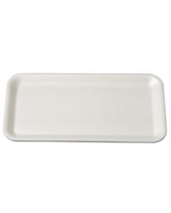 GNP10SWH SUPERMARKET TRAYS, FOAM, WHITE, 10 3/4 X 5 3/4 X 1/2