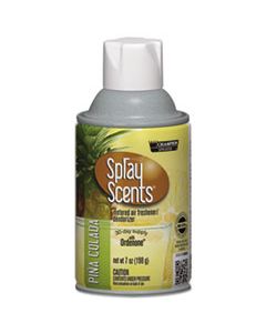 CHP5180 SPRAYSCENTS METERED AIR FRESHENER REFILL, PINA COLADA, 7 OZ AEROSOL, 12/CARTON