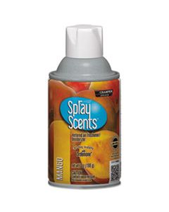 CHP5192 SPRAYSCENTS METERED AIR FRESHENER REFILL, MANGO, 7 OZ AEROSOL, 12/CARTON