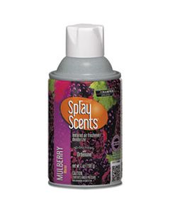 CHP5169 SPRAYSCENTS METERED AIR FRESHENER REFILL, MULBERRY, 7OZ AEROSOL, 12/CARTON