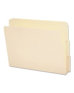 SMD24130 END TAB FILE FOLDERS, 1/3-CUT TABS, LETTER SIZE, MANILA, 100/BOX