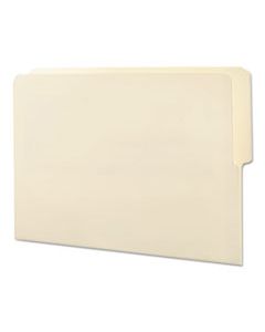 SMD24127 HEAVYWEIGHT MANILA END TAB FOLDERS, 9" FRONT, 1/2-CUT TABS, TOP POSITION, LETTER SIZE, 100/BOX