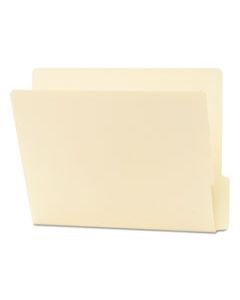 SMD24137 HEAVYWEIGHT MANILA END TAB FOLDERS, 9" FRONT, 1/3-CUT TABS, BOTTOM POSITION, LETTER SIZE, 100/BOX