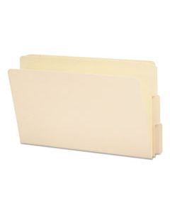 SMD27134 HEAVYWEIGHT MANILA END TAB FOLDERS, 9" FRONT, 1/3-CUT TABS, LEGAL SIZE, 100/BOX