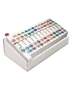 SMD67070 A-Z COLOR-CODED END TAB FILING LABELS, A-Z, 1 X 1.25, WHITE, 500/ROLL, 26 ROLLS/BOX