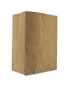 BAGSK1852 GROCERY PAPER BAGS, 52 LBS CAPACITY, 1/8 BBL, 10.13"W X 6.75"D X 14.38"H, KRAFT, 500 BAGS