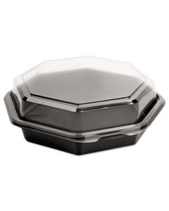 SCC865612PS94 OCTAVIEW CF CONTAINERS, BLACK/CLEAR, 28OZ, 7.94W X 7.48D X 3.15H, 100/CARTON