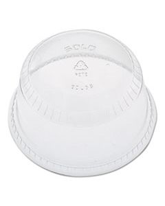 SCCSDL58 FLAT-TOP DOME CUP LIDS, PLASTIC, FITS 12-14, 20OZ CUPS, 50/PACK 20 PACKS/CARTON