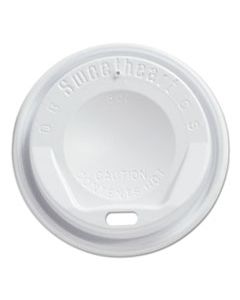 SCCLGX8R1 GOURMET DOME SIP-THROUGH LIDS, 8OZ CUPS, WHITE, 100/SLEEVE, 10 SLEEVES/CARTON