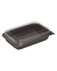 SCC919017PM94 DINNER BOX, 1-COMP, BLACK/CLEAR, 64OZ, 11 1/2W X 8.05D X 2.95H, 100/CARTON