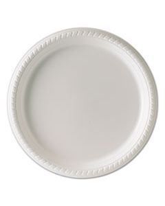 SCCPS15W PLASTIC PLATES, 10 1/4 INCHES, WHITE, ROUND, 25/PACK, 20 PACKS/CARTON
