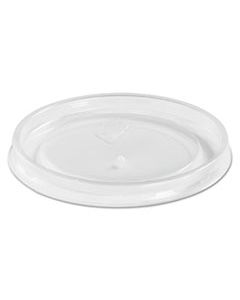 HUH89107 HIGH HEAT VENTED PLASTIC LIDS, FITS ALL SIZES: 6-16 OZ, TRANSLUCENT, 50/BAG