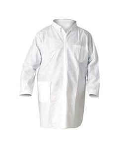 KCC10039 A20 BREATHABLE PARTICLE PROTECTION LAB COATS, X-LARGE, WHITE, 25/CARTON