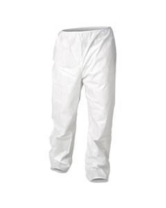 KCC36224 A30 BREATHABLE PARTICLE PROTECTION PANTS, X-LARGE, WHITE, 50/CARTON