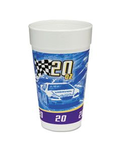 DCC20J16RPM RPM STOCK PRINT FOAM HOT/COLD CUPS, 20 OZ, PURPLE/BLUE/YELLOW/BLACK, 25/BAG, 20 BAGS/CARTON