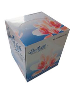 GEN852D FACIAL TISSUE CUBE BOX, 2-PLY, WHITE, 85 SHEETS/BOX, 36 BOXES/CARTON