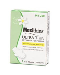 HOSMT200 MAXITHINS VENDED ULTRA-THIN PADS, 200/CARTON