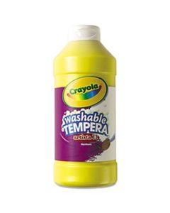 CYO543115034 ARTISTA II WASHABLE TEMPERA PAINT, YELLOW, 16 OZ