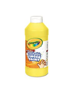 CYO551316034 WASHABLE FINGERPAINT, YELLOW, 16 OZ