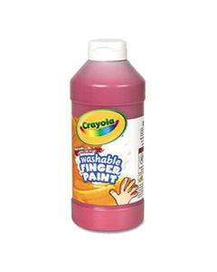 CYO551316038 WASHABLE FINGERPAINT, RED, 16 OZ