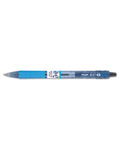 PIL32801 B2P BOTTLE-2-PEN RETRACTABLE BALLPOINT PEN, 1MM, BLUE INK, TRANSLUCENT BLUE BARREL, DOZEN