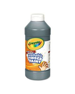 CYO551316051 WASHABLE FINGERPAINT, BLACK, 16 OZ