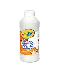 CYO551316053 WASHABLE FINGERPAINT, WHITE, 16 OZ