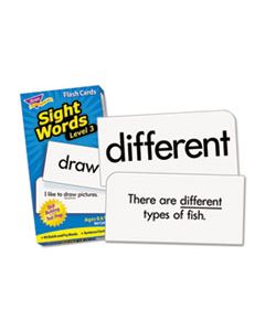 TEPT53019 SKILL DRILL FLASH CARDS, 3 X 6, SIGHT WORDS SET 3