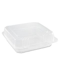 DCCC55UT1 STAYLOCK CLEAR HINGED CONTAINER, PLASTIC, 9 X 3 X 8 3/5, CLEAR, 100/PK, 2 PK/CT