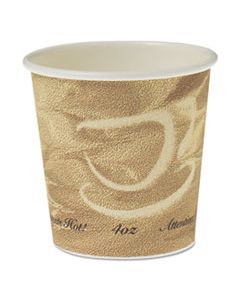 SCC374MS SINGLE SIDED POLY PAPER HOT CUPS, 4 OZ, MISTIQUE DESIGN, 1,000/CARTON