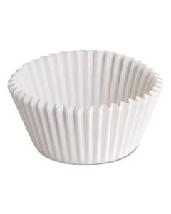 HFMBL1143 FLUTED BAKE CUPS, 7/8" X 7/8" X 1 1/4", WHITE, 500/PACK, 20 PACKS/CARTON