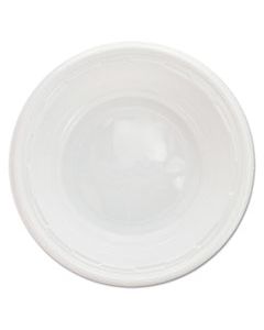 DCC5BWWFPK FAMOUS SERVICE IMPACT PLASTIC DINNERWARE, BOWL, 5-6 OZ, WHITE, 125/PACK