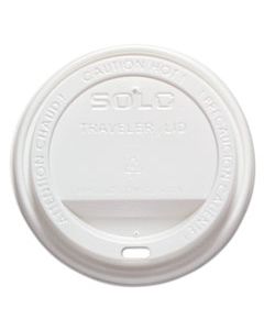 SCCTLP316 TRAVELER CAPPUCCINO STYLE DOME LID, POLYSTYRENE, FITS 10 OZ TO 24 OZ HOT CUPS, WHITE, 100/PACK, 10 PACKS/CARTON