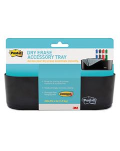 MMMDEFTRAY DRY ERASE ACCESSORY TRAY, 8 1/2 X 3 X 5 1/4, BLACK