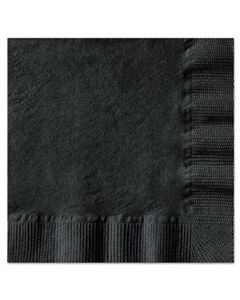 HFM020212 BEVERAGE NAPKINS, 1-PLY, 10 X 10, BLACK, 1000/CARTON