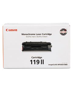 CNM3480B001 3480B001 (CRG-119 II) HIGH-YIELD TONER, 6400 PAGE-YIELD, BLACK