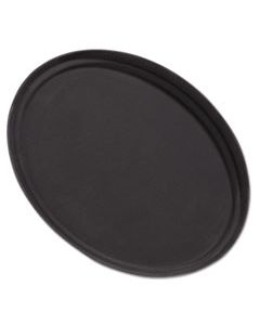 CFS2500GR004 GRIPTITE OVAL TRAY, 24"W, FIBERGLASS, BLACK