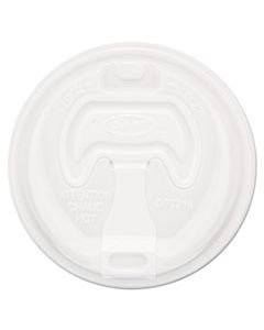 DCC16RCLPK OPTIMA RECLOSABLE LID, FITS 12 OZ TO 24 OZ FOAM CUPS, WHITE, 100/PACK