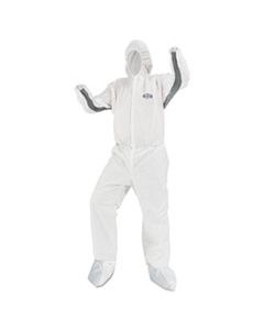 KCC46175 A80 CHEMICAL PERMEATION/JET FLUID PROTECTIVE COVERALLS, 2X-LARGE, WH, 25/CARTON